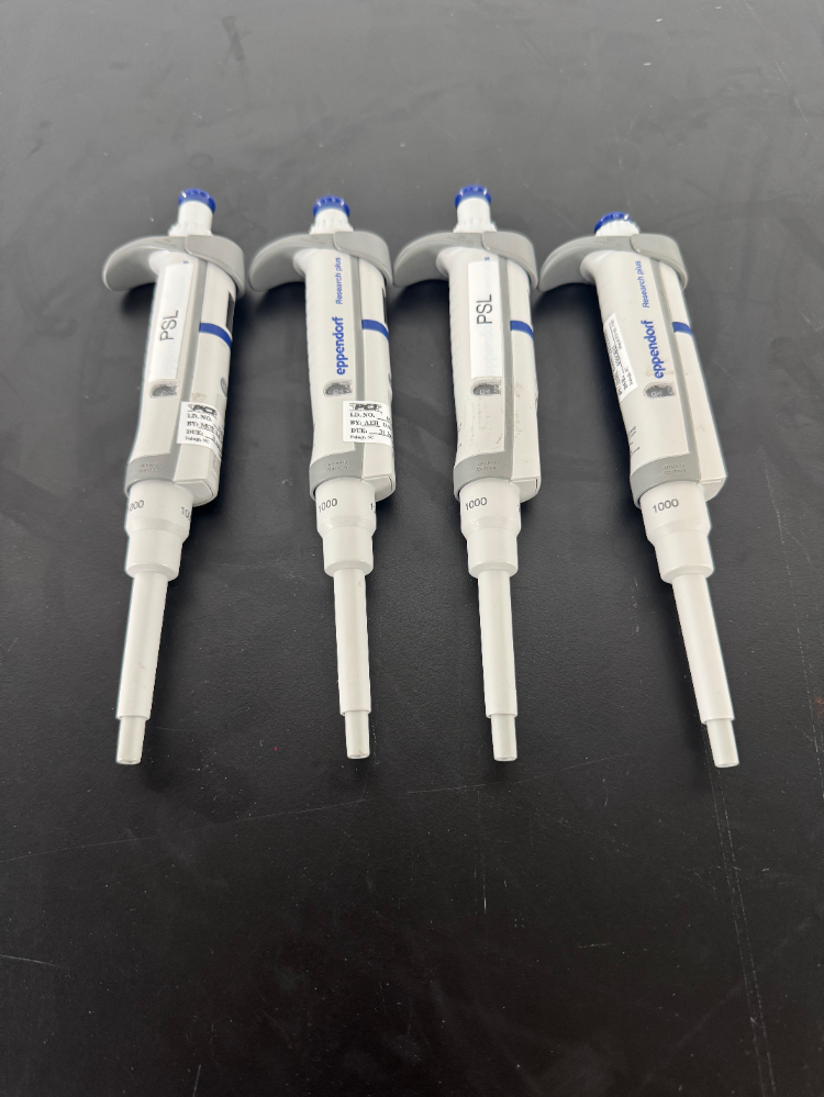 Image of Eppendorf Research Plus Single Channel Pipettes - Quantity 5